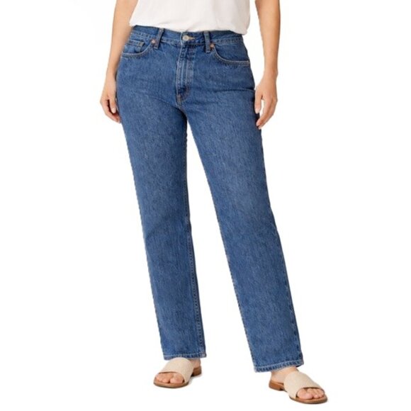 Levi's Denim - Vintage Levis 550 Mom Jean Womens Size 8 Blue Relaxed Fit Tapered Leg